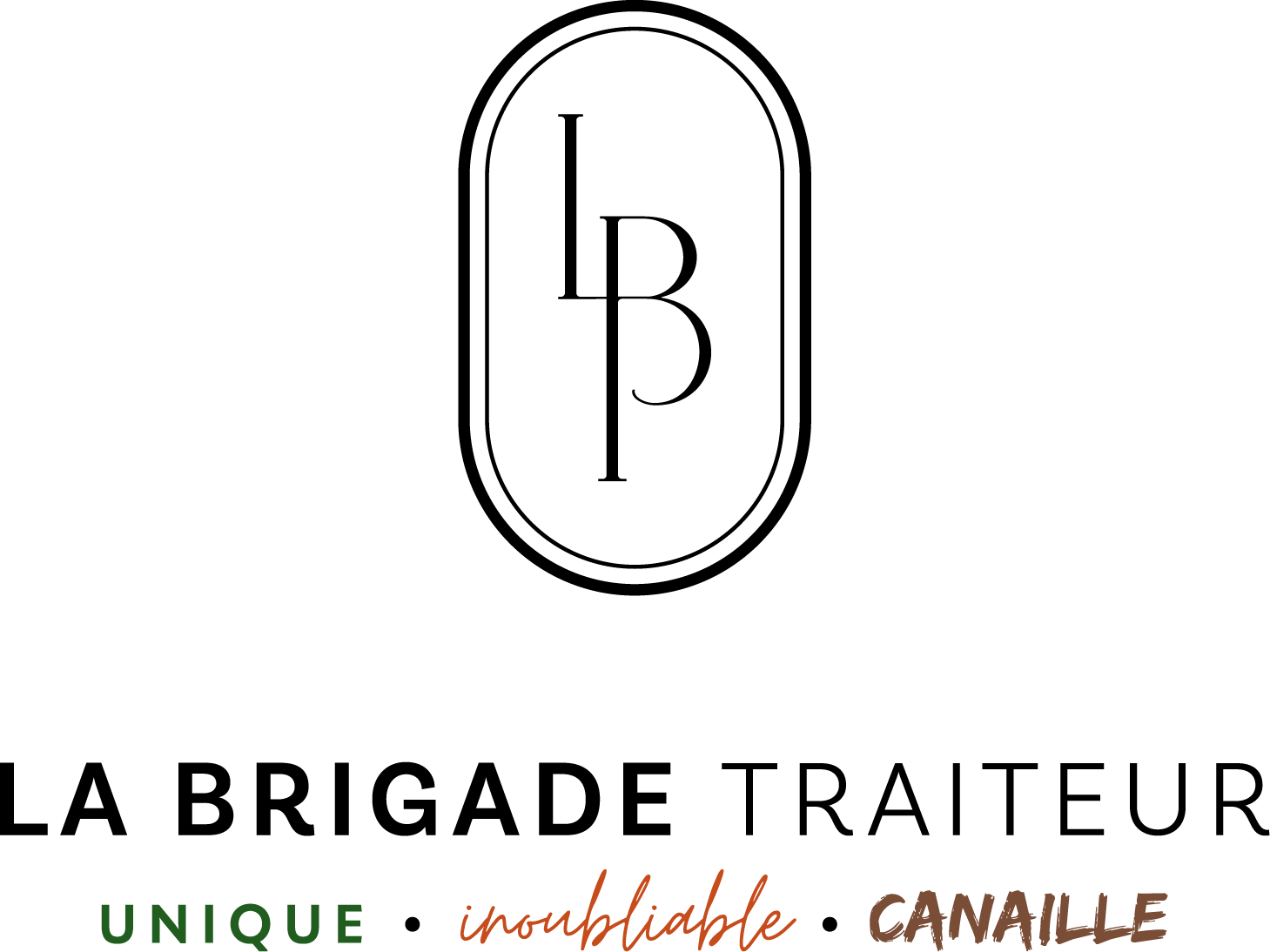 la brigade traiteur unique inoubliable canaille logo primaire